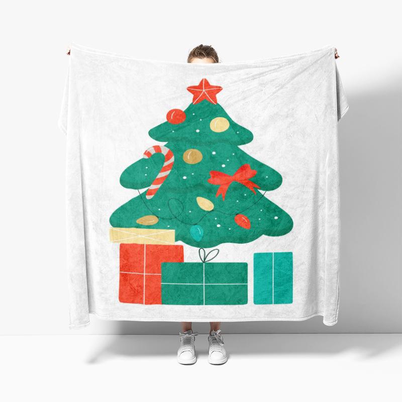 Wohndekoration Plüsch Überwurf Sofadecke Tagesdecke Bett flauschig weiche Decken Dekor Plaid Modern Halloween Frohe Weihnachten Winter