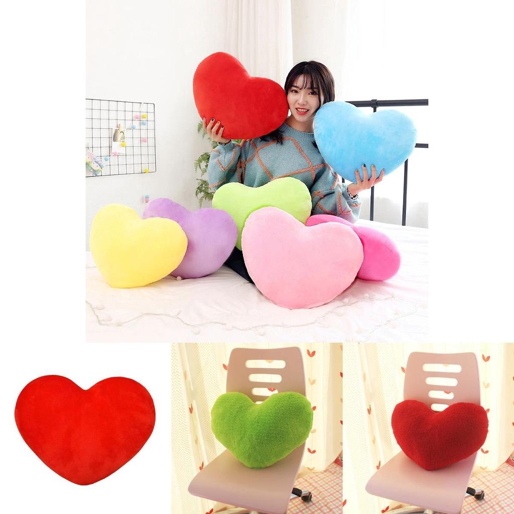 Soft And Cuddly Heart-shaped Plush Pillow For Teens And Adults