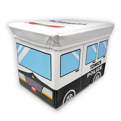 Tomica Storage Box Chair Fire Engine Patrol Car 35cm Approx. (Patrol Car)