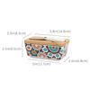 Butter Box Ceramic Thickened Storage Box with Lid Retro Household Kitchen Sealed and Fresh-keeping Cheese Storage Box