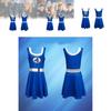 Fantastic Four Invisible Woman Bodysuit For Stage Performance Cosplay With Stretchy Polyester For Adults