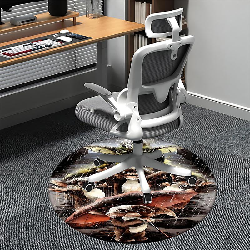 

Gizmo,Gremlins Chair mat Round Rug Office carpet, Non slip, Suitable for Living Rooms, Bedrooms,Decor1205619a 80cm by 80cm