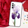 Iris Purple Flower Watercolor For Samsung Galaxy A56 A36 A26 A16 A05 A06 A22 A32 A52 A54 A34 A14 A55 A15 A53 A33 A35 Case