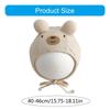 Baby Hat Fashionable Toddlers Fetal Caps Soft & Breathable Infants Bonnet with Chin Strap Windproof for Spring Fall