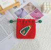 Hand-Crocheted Christmas Snowflake Gift Bag - Coin Purse & Shoulder Bag