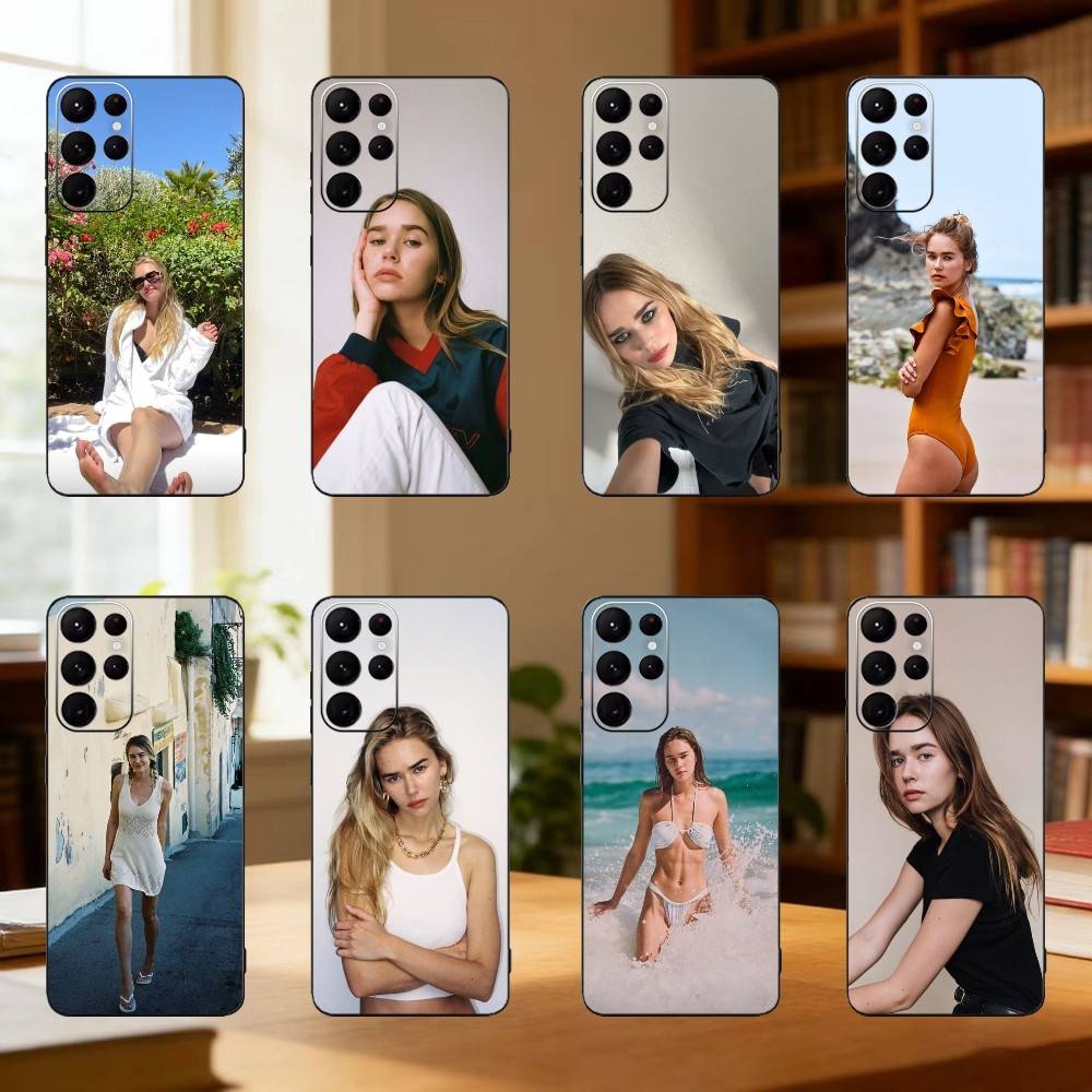 Gabriella B-Brooks Phone Case For Samsung S25,S24,S21,S22,S23,S30,Ultra,S20,Plus,Fe,Lite Black Shell