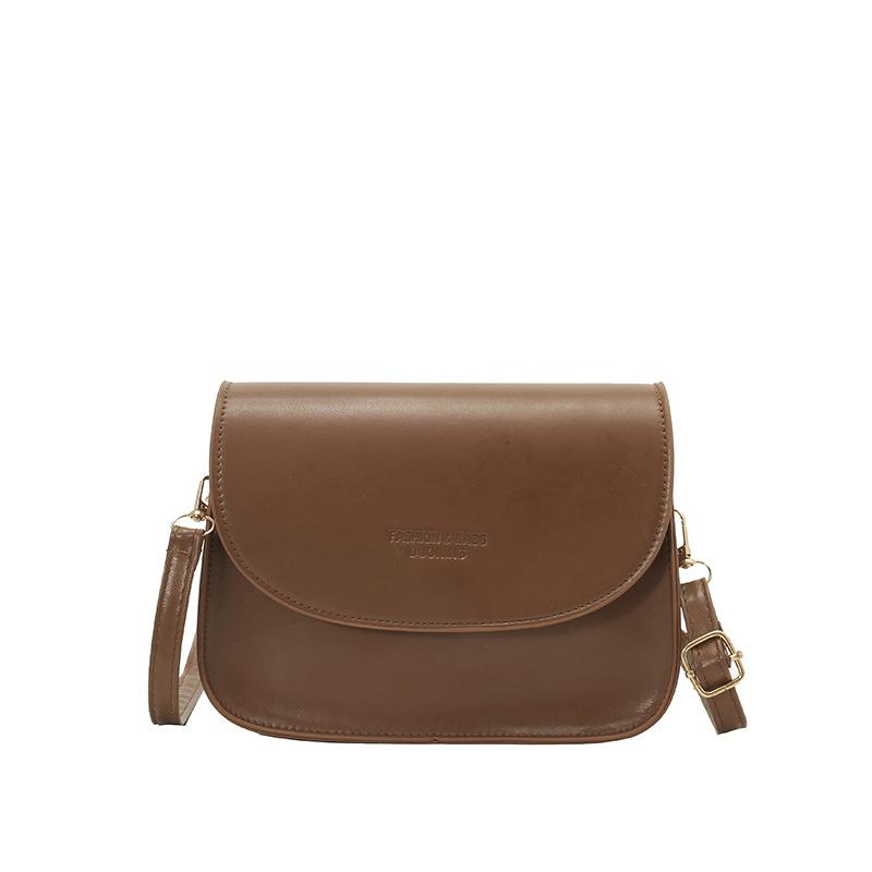 Fashionable Retro Simple Texture Fashionable Texture Crossbody Single-shoulder Small Square Women's Bag