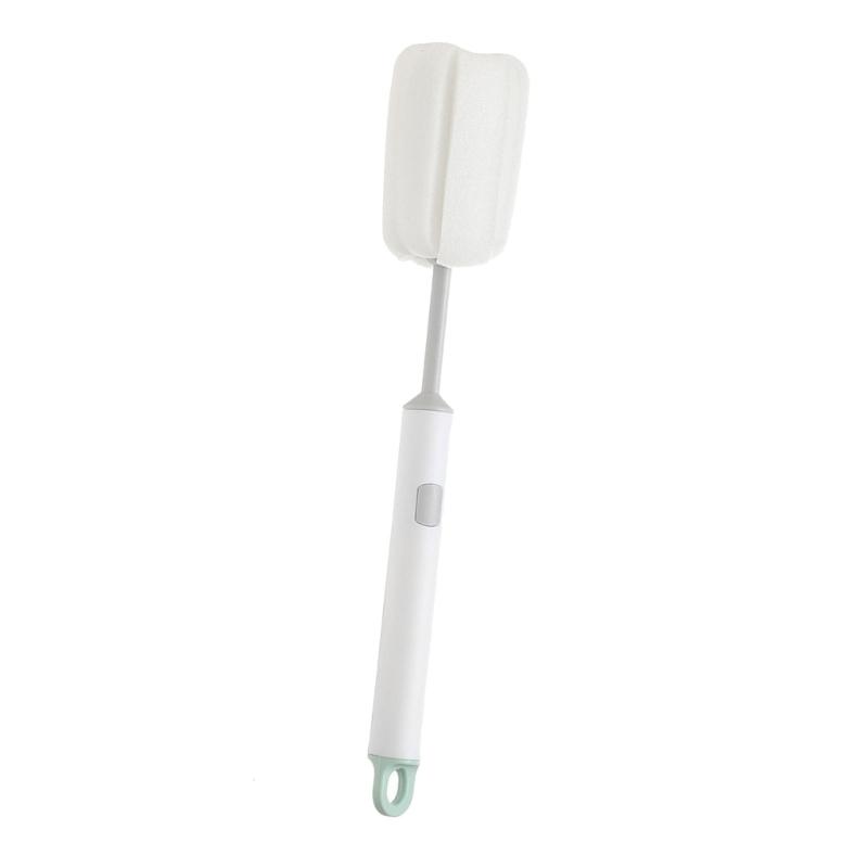 Detachable Sponge Cleaning Brush Long Handle Design Safely Removes Stubborn Stains From Cups Baby Bottles Kitchenware
