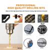 230 Piece Titanium Coated Twist Drill Bit Set, 135° Tip Metric 1.0-10mm for Metalworking Woodworking Plastic Drilling Etc