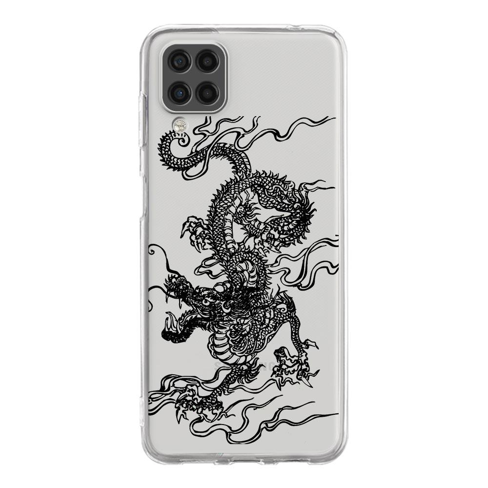 Dragon Fashion Silicone Phone Case for Samsung Galaxy A13 A51 A71 A21S A12 A11 A31 A52 A41 A23 A53 A73 A32 5G A03S Clear Cover