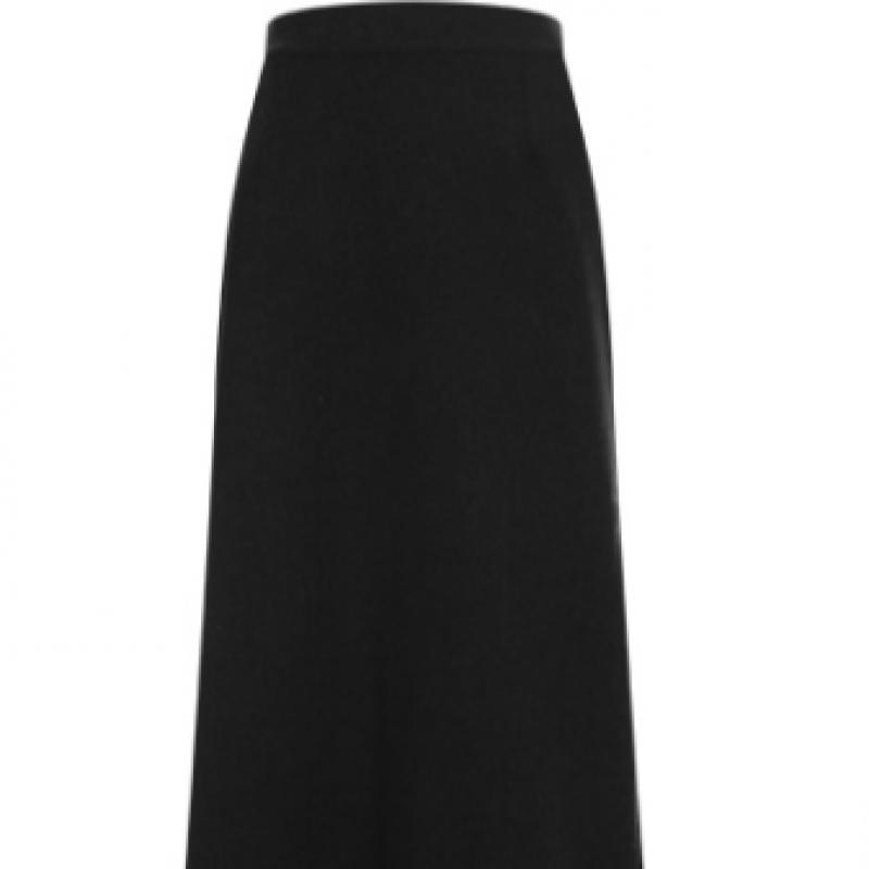 Shop   Fw Women S Back Banding Span Straight Long Skirt Th U wSk 20055 Dark Grey