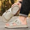Fashion CYYTL Mens Sandals Outdoor Casual Summer Shoes Beach Walking Slides Slippers Comfort Luxury Designer Lightweight Leather Fashion