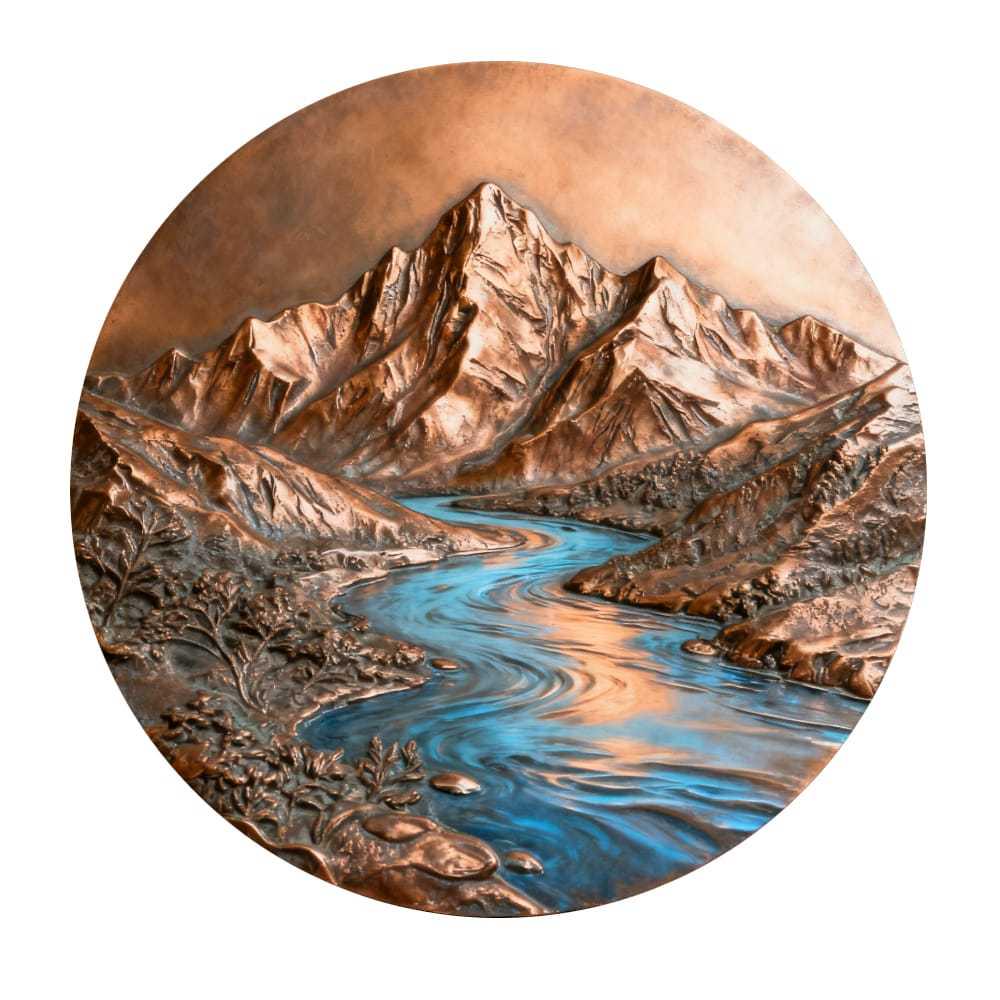 

Ретро Залізне Мистецтво Кругла Настінна Декорація Diameter 20