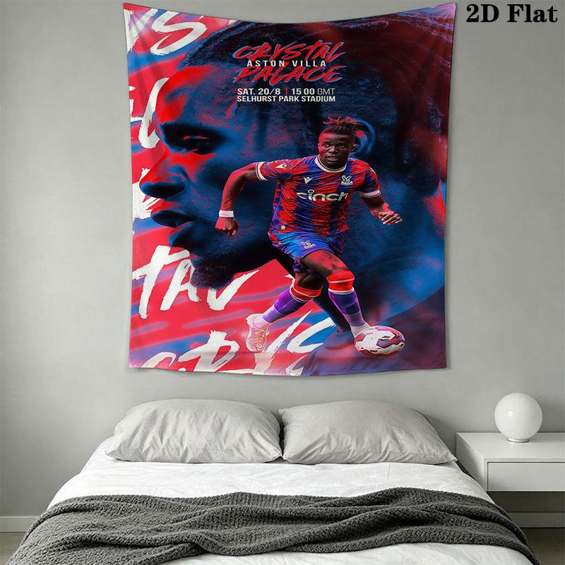 Aston Villa F.C Wall Hanging Printed Fabric Blanket Decorative Tapestries for Bedroom Living Room Home Decor