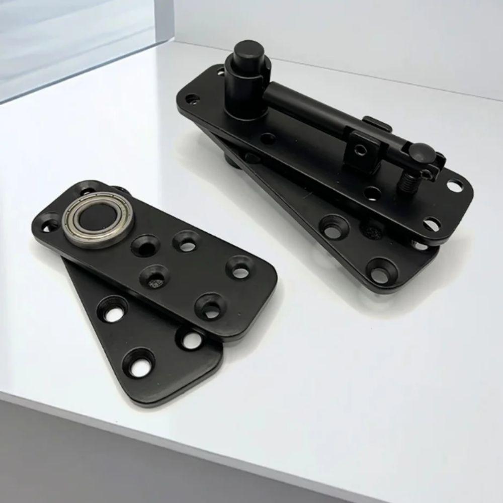 Stainless Steel Invisible Hinge 360° Rotating Door Pivot Universal Rotating Pivot  Positioning