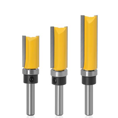 3PCS Router Bits Set 3/8 Inch Shank 5/8 Inch Double Flute Straight Bit for Woodworking Milling Cutter Tool