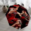 Custom Name Slam Dunk Theme Automatic Umbrella, Lightweight & Portable, 8 Rib, Perfect for Outdoor Travel, Birthdays, Christmas, Gifts.