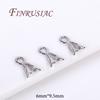 5/10 Stück 18K Gold Plated Anhänger-Clip-Verschluss, Ösenverbinder für Schmuck, DIY Halsketten-/Armband-Zubehör