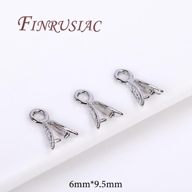 5/10 Stück 18K Gold Plated Anhänger-Clip-Verschluss, Ösenverbinder für Schmuck, DIY Halsketten-/Armband-Zubehör