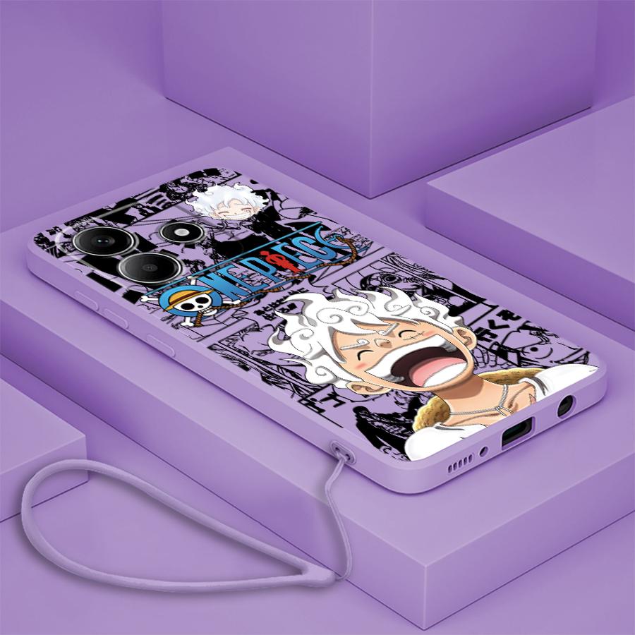 O-Ones Pieces Luffy Case for Xiaomi Redmi Note 15 Pro Plus 14 12 Note 14 13 9S 10 Lite 11 9 8 11S 12S Phone Cover