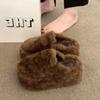 Quality Flats Platform Slippers Fur Women Cotton Shoes for Woman Casual Mules Shoes Home New Snow Boots Cozy Dress Mujer Zapatos