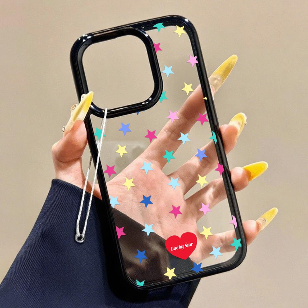 Acrylic Phone Case for iPhone 11 12 13 14 Pro 12 14 16 Pro Max for Samsung A16 A36 A56 S24 FE High-quality Painted Anti-fall Mobile Phone Case