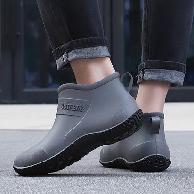 Mode Modieuze Unisex Regenlaarzen Heren Comfortabele Werkregenlaarzen Keuken Antislip Waterdicht Speciale Schoenen Buiten Vissen Laarzen