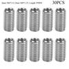 30pcs Threaded Inserts Inner M6X1.0 Outer M8X1.25 Length 10MM Male Female Nut