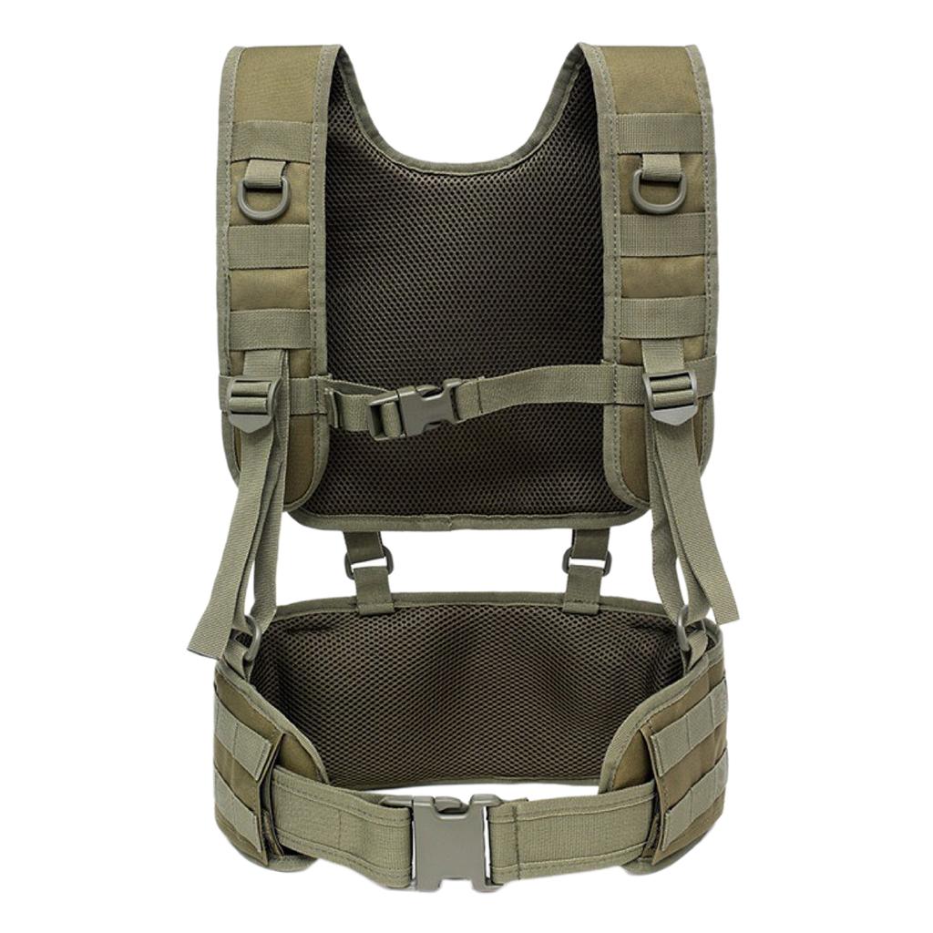 Atmungsaktive taktische Weste Combat Modular Game Chest Rig Kleidung Khaki