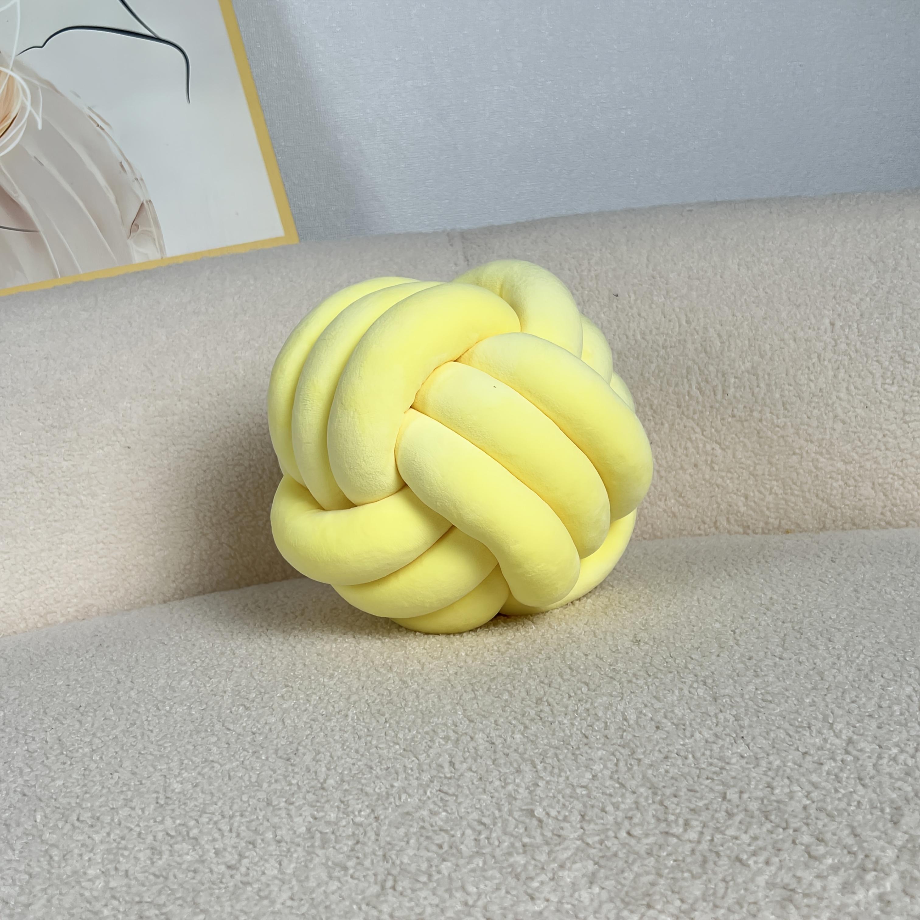 

1 шт. 22 см/8,66 дюйма Подушка-узел в форме шара Декоративная подушка для гостиной Кровать Диван Подушка ручной работы