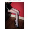 Thin Sexy 0D Glossy Pantyhose, Black Ribbon Foot-shaped Aurora Seamless Stockings