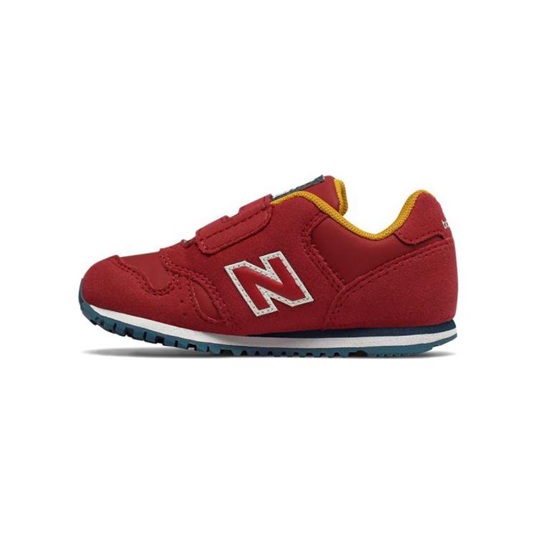 

New Balance NB 373 Comfortable And Trendy Cushioning, Wear Resistant Low top Casual Shoes Red Infant And Toddler KV373PRI Wide (W) 26