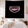 Arsenal Wall Decor Tapestry Art For Pet Memorial Birthdaywedding Party Backdrop Family Gift