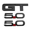 3 Pcs Metal Badge GT 5.0 Emblem Decal Car Sticker for All Models Decoration Toyota Mercedes Amg Ford Mustang GT 5.0 Accessories