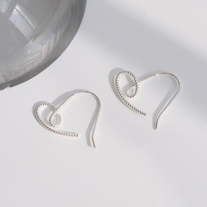 Twisted Heart-Shaped Earrings - Trendy Big Statement for Women