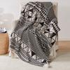 Custom Jacquard Woven Blanket Woven Throw Blanket Bohemian Tapestry for Room Decoration