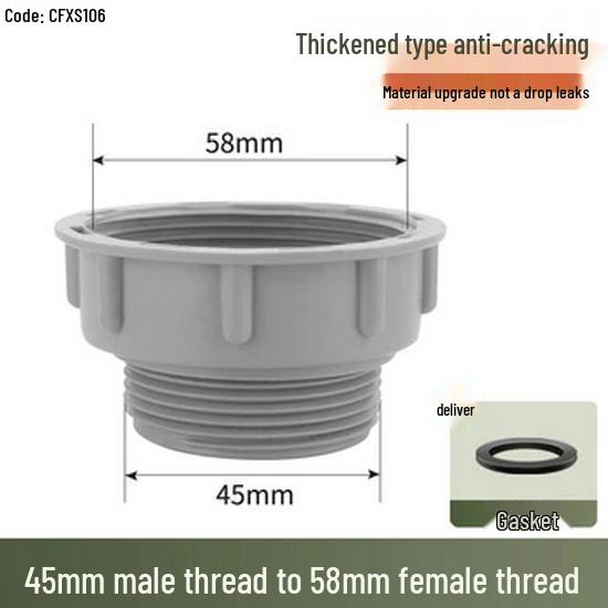 Faucet Aerator Water Purifier Adapter, 4-point To M22 Fine Thread Connector