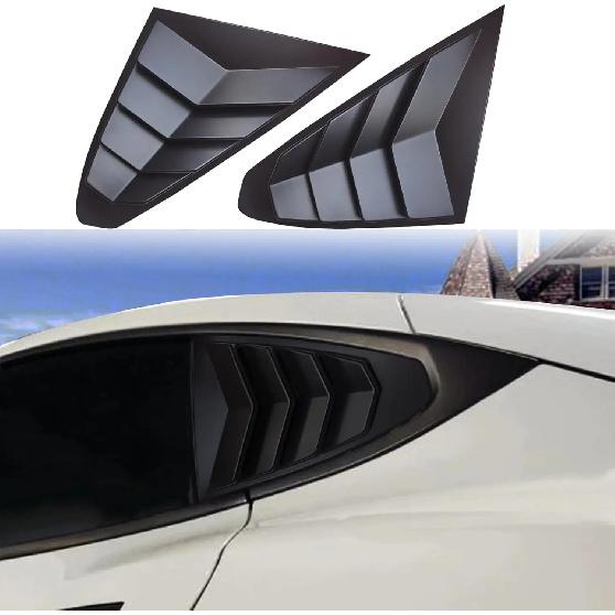 Για Tesla Model S Πίσω Πλαϊνά Καλύμματα Παραθύρων Περσίδες Σπορ Στυλ Δροσερή Εξωτερική Διακόσμηση κατάλληλα για Tesla Model S 2017-2024 Αξεσουάρ