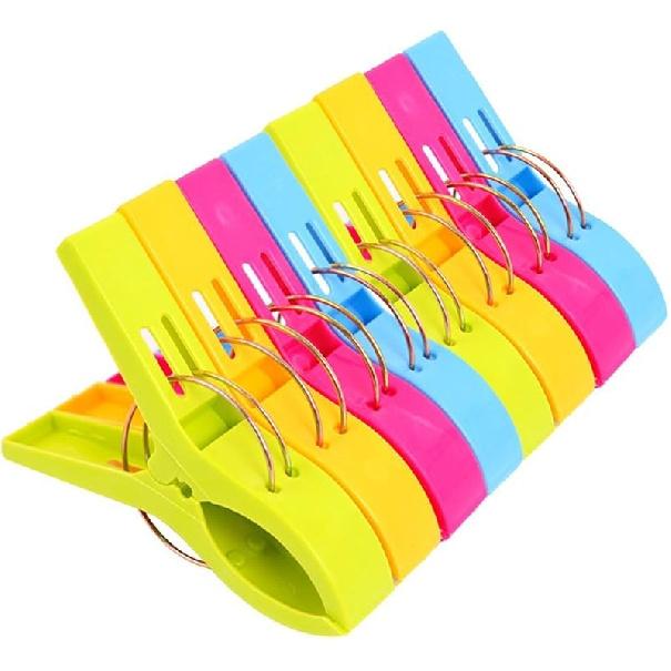 

Danmu Beach Towel Clips, Beach Clips, Towel Clips for Beach Chairs Cruise, Heavy Duty Clothes Pins-Keep Your Towel from Blowing Away, Beach 1