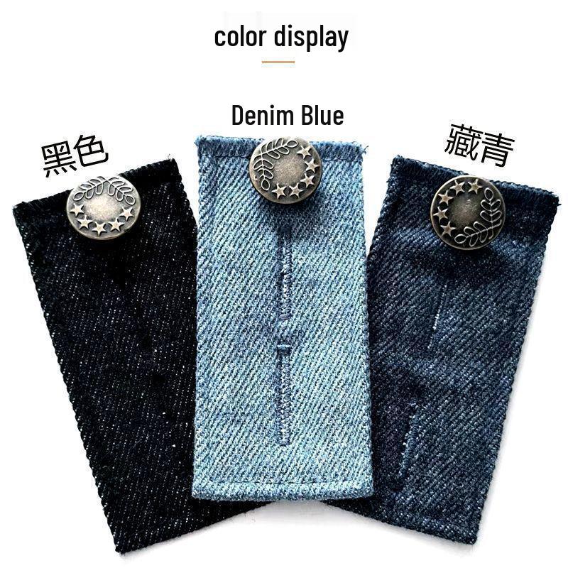 No-Sew Detachable Waistband Button for Jeans: Expand Waist from Small To Large