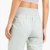 Women's Body Shaping Casual Running Pants with Drawstring Pockets - Breathable Yoga Fitness Trousers