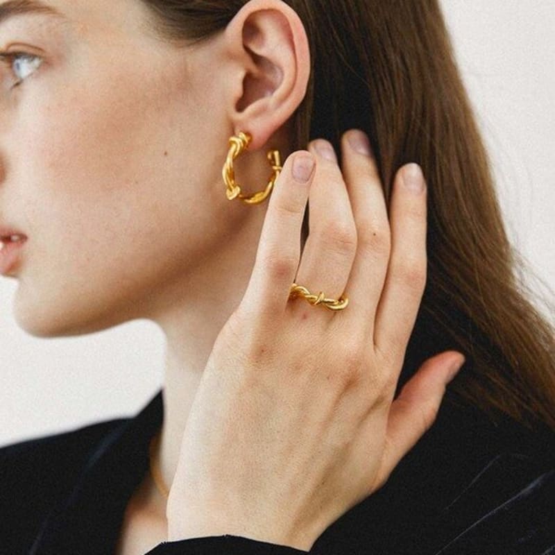 OOZE Essential Line 01R (Bold Twist Ring)