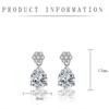 Sace Gems Copper Zircon Fashion New Water Drop Earrings