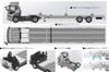 KYOSHO x Katsumi ISUZU GIGA Railway Container Loading Scale Model + Semi-Trailer 1/80 18-0001