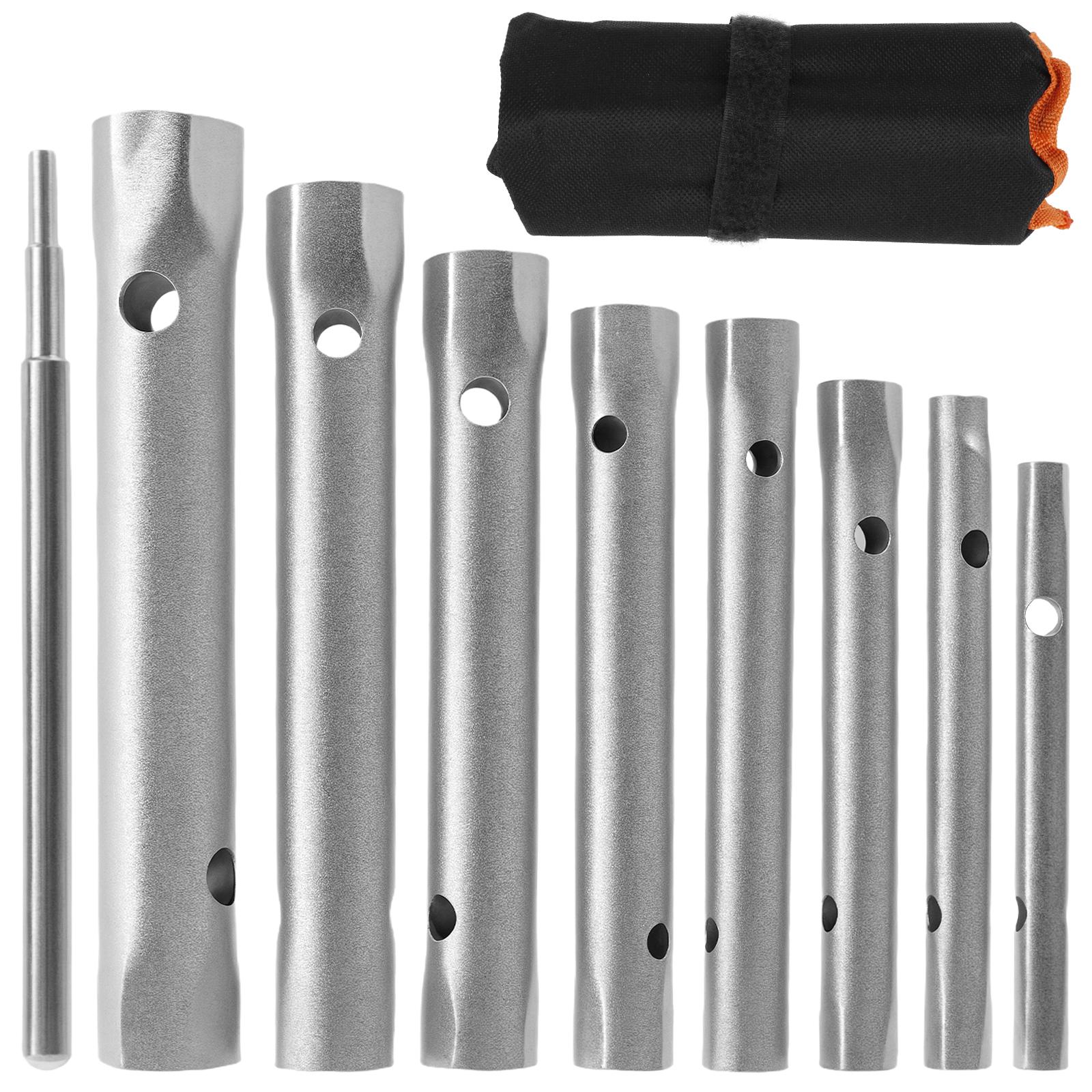 

carbon steel shower valve socket wrench set double headed tubular car maintenance wrench tool faucet installation wrench