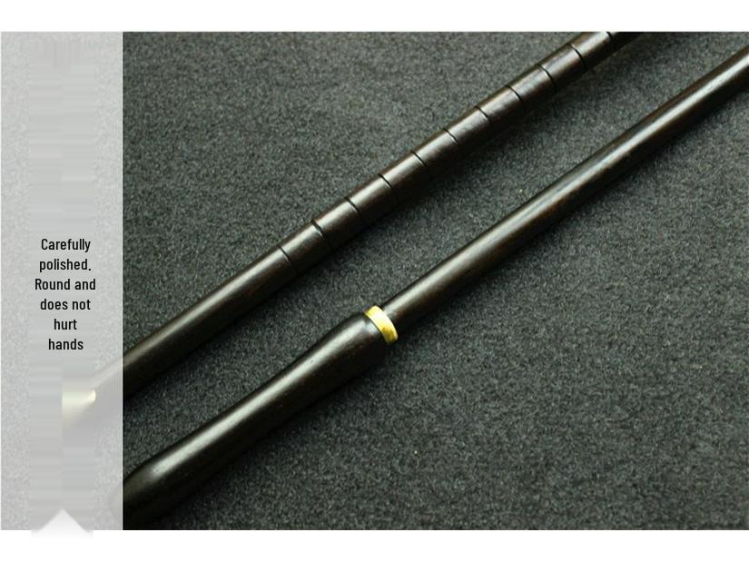 Ebenholz-Rückenkratzer mit Edelstahl - Juckreizlinderung für den ganzen Körper