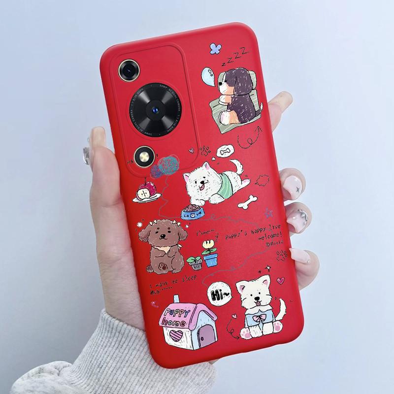 Handyhülle für Huawei Nova Y72 Hüllen 6,75" Niedliche Panda-Astronauten-Abdeckung für Huawei Enjoy 70 NovaY72 MGA-LX3 Weiche Silikonhülle