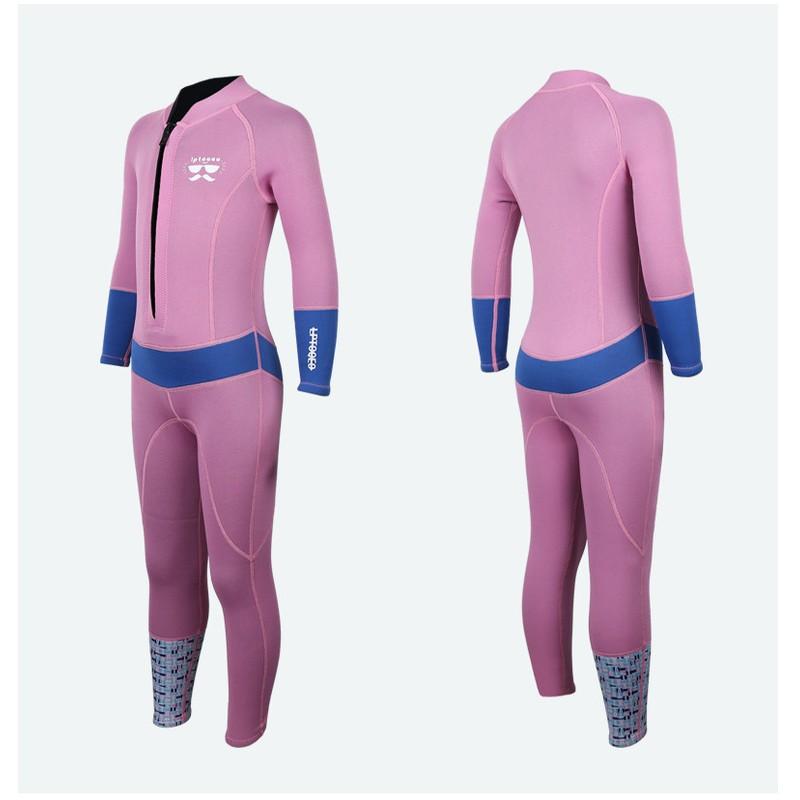 SABOLAY Kids 2mm Neoprene Full Wetsuit Diving Swimming Surfing Warmth Protection Unisex Child Size 90-120cm