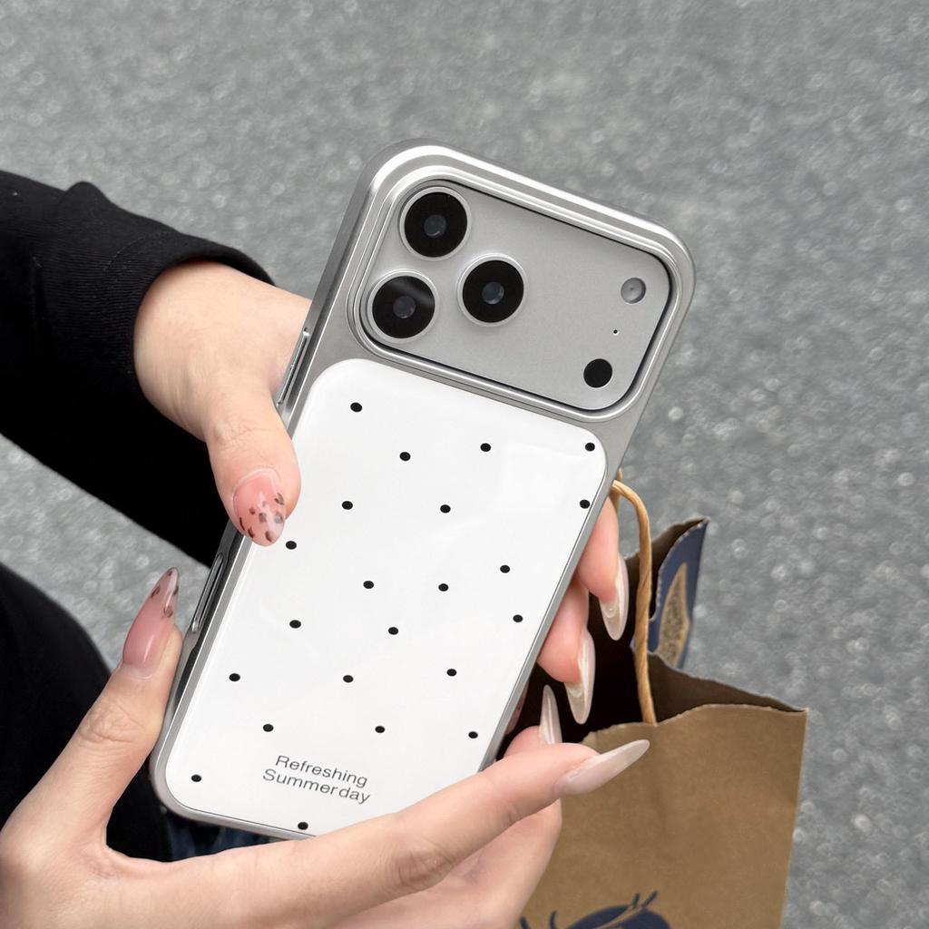 INS Fashion Bow Spot Phone Case for iPhone 17 16e 16 15 14 13 12 11 Air Pro Max X XR XSMAX 8 7 Plus Luxury Clear Soft Back Cover