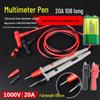 Extra Fine Silicone Multimeter Test Leads with Super Sharp Long Needle Probes